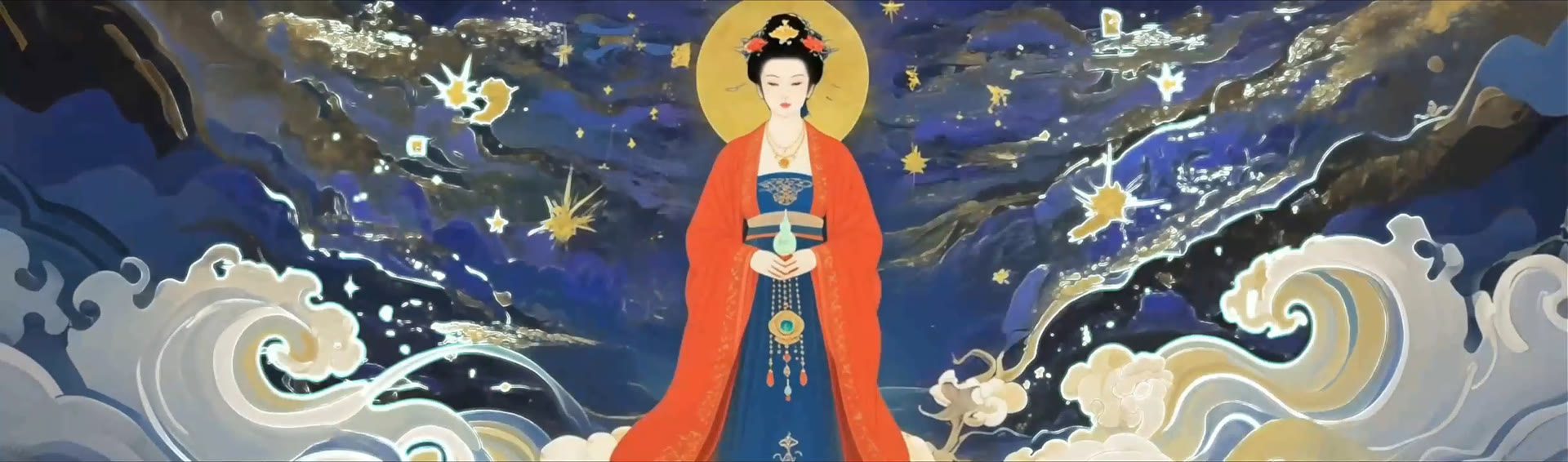 妈祖文化·敦煌壁画风格AI视频
